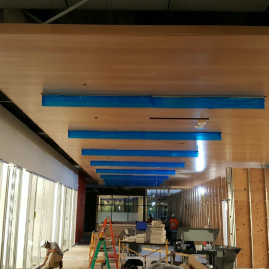 Image of office ceilings being renovated